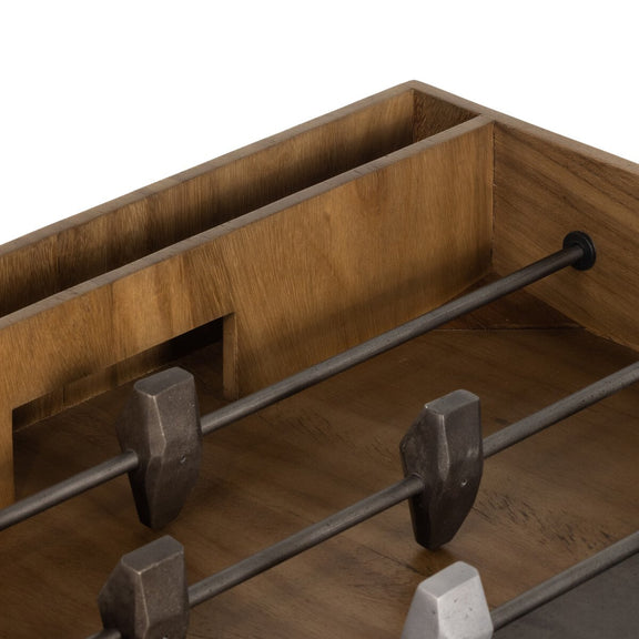 Foosball Table - Natural Brown Guanacaste
