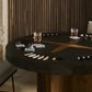 Poker Table - Natural Brown Guanacaste