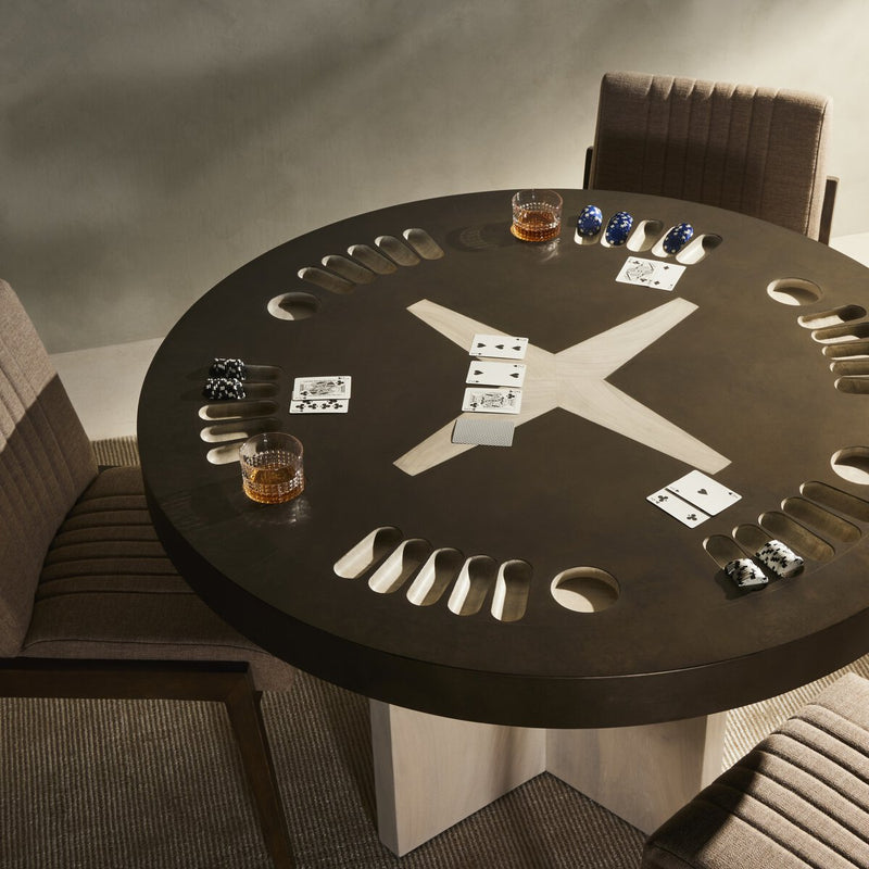 Poker Table - Bleached Guanacaste