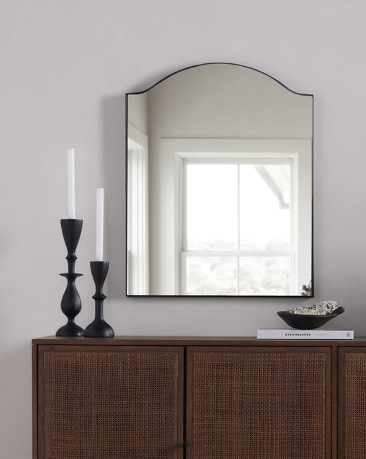 Jacques Small Mirror - Gunmetal