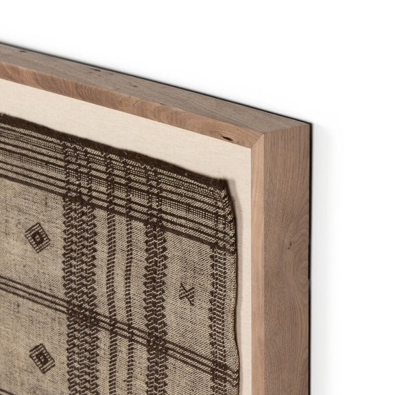 Bhujodi Textile - Rustic Walnut
