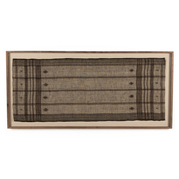 Bhujodi Textile - Rustic Walnut