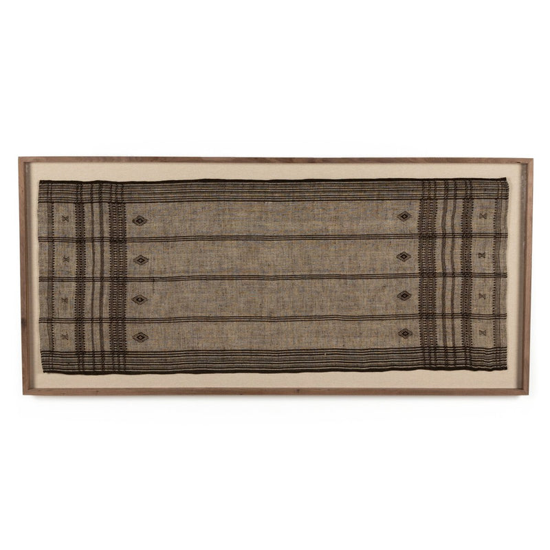 Bhujodi Textile - Rustic Walnut
