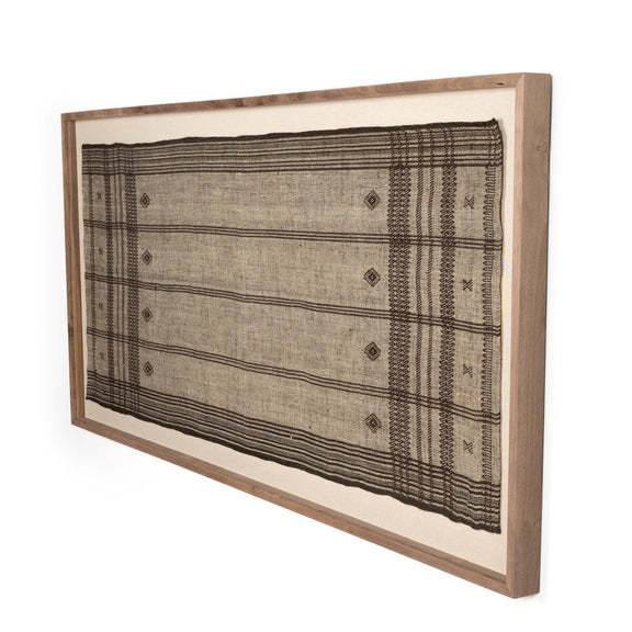 Bhujodi Textile - Rustic Walnut