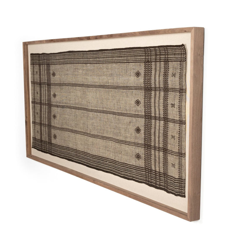 Bhujodi Textile - Rustic Walnut