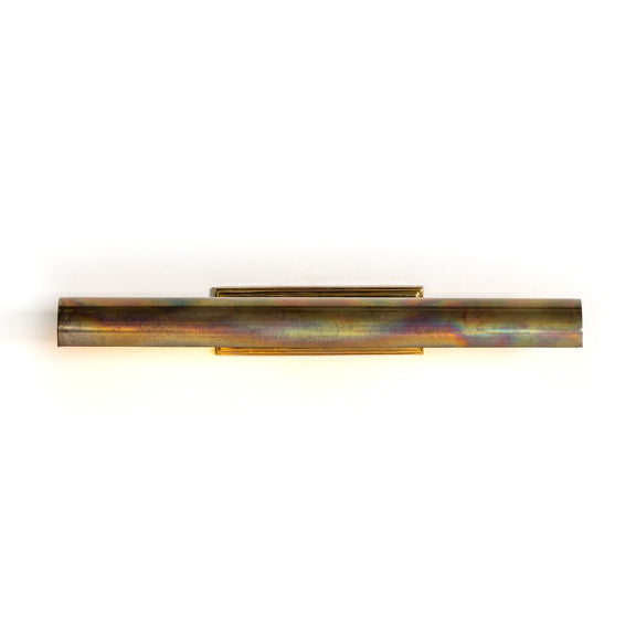 Clement Wide Picture Light - Burnt Brass