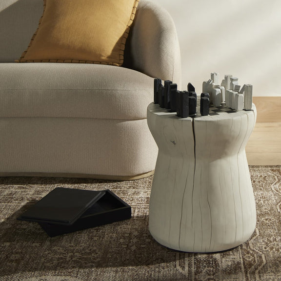Chess Table - Ivory