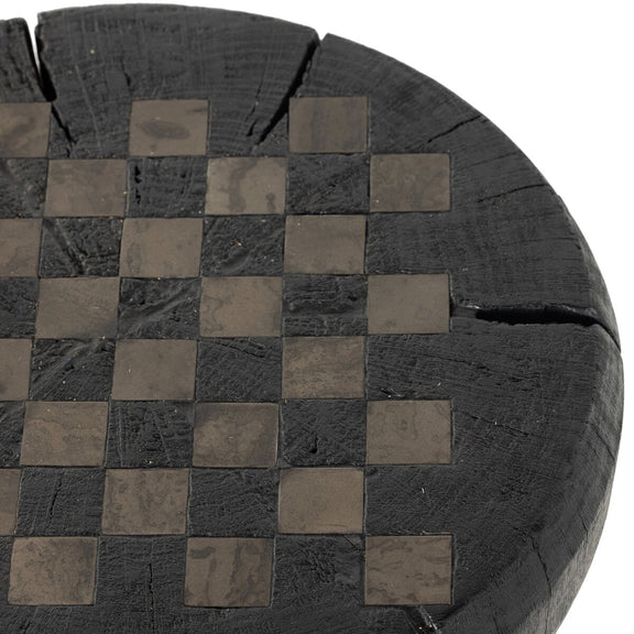 Chess Table - Carbonized Black
