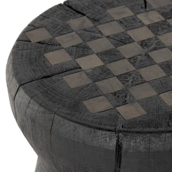 Chess Table - Carbonized Black