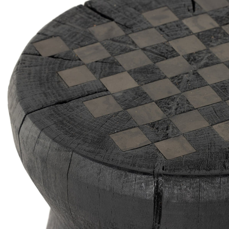 Chess Table - Carbonized Black