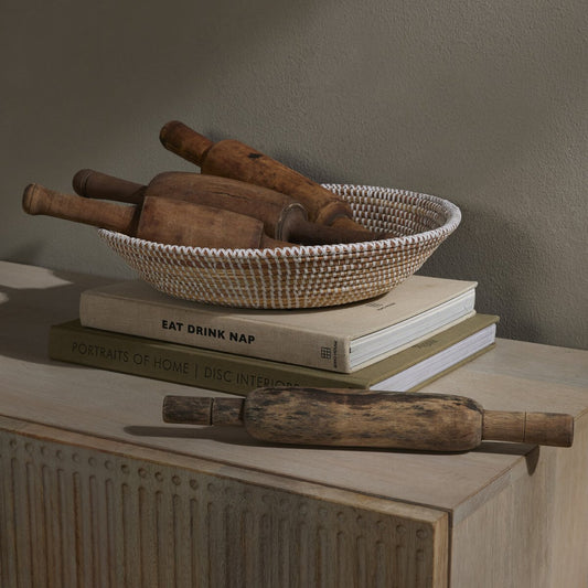 Found Chapati Rollers, Set Of 4 - Reclaimed Natural
