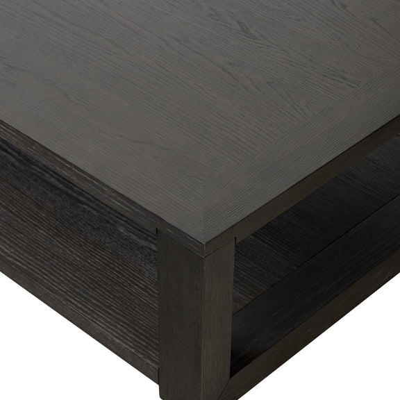 Thomas Coffee Table - Dark Anthracite Oak Veneer
