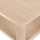 Thomas Coffee Table - Bleached Oak Solid
