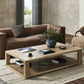 Thomas Coffee Table - Bleached Oak Solid