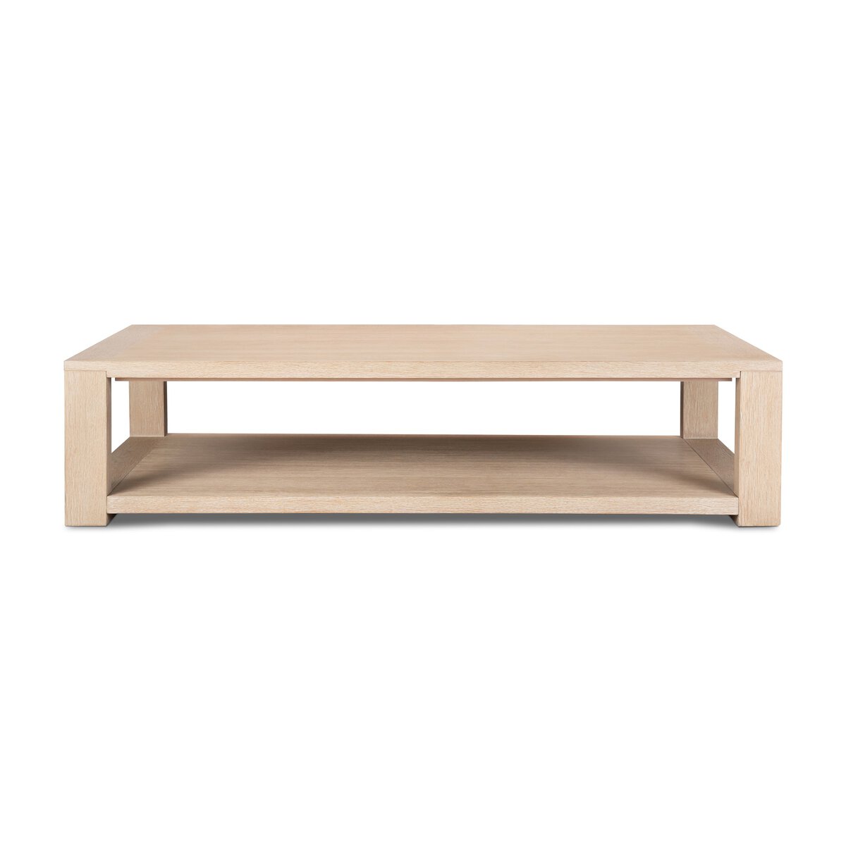 Thomas Coffee Table - Bleached Oak Solid