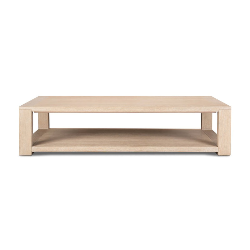 Thomas Coffee Table - Bleached Oak Solid