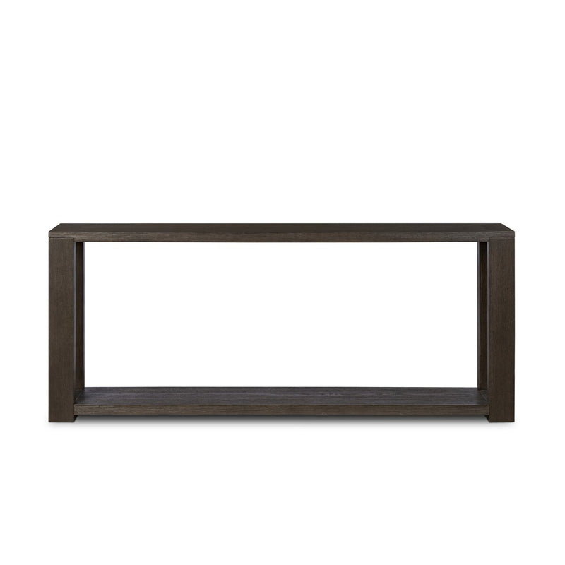 Thomas Console Table - Dark Anthracite Oak Veneer