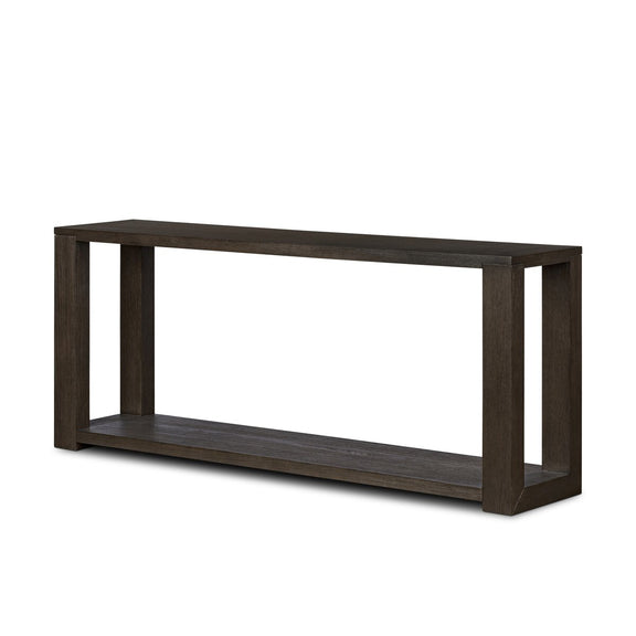 Thomas Console Table - Dark Anthracite Oak Veneer