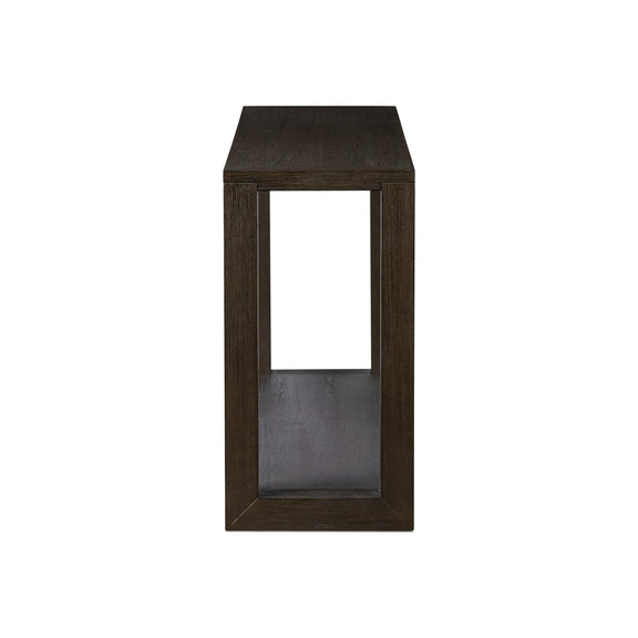 Thomas Console Table - Dark Anthracite Oak Veneer
