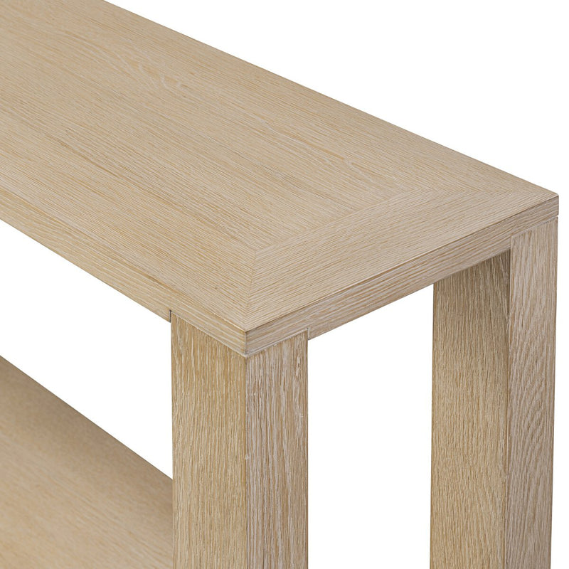 Thomas Console Table - Bleached Oak Veneer
