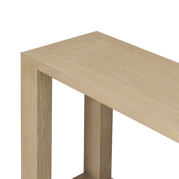 Thomas Console Table - Bleached Oak Veneer