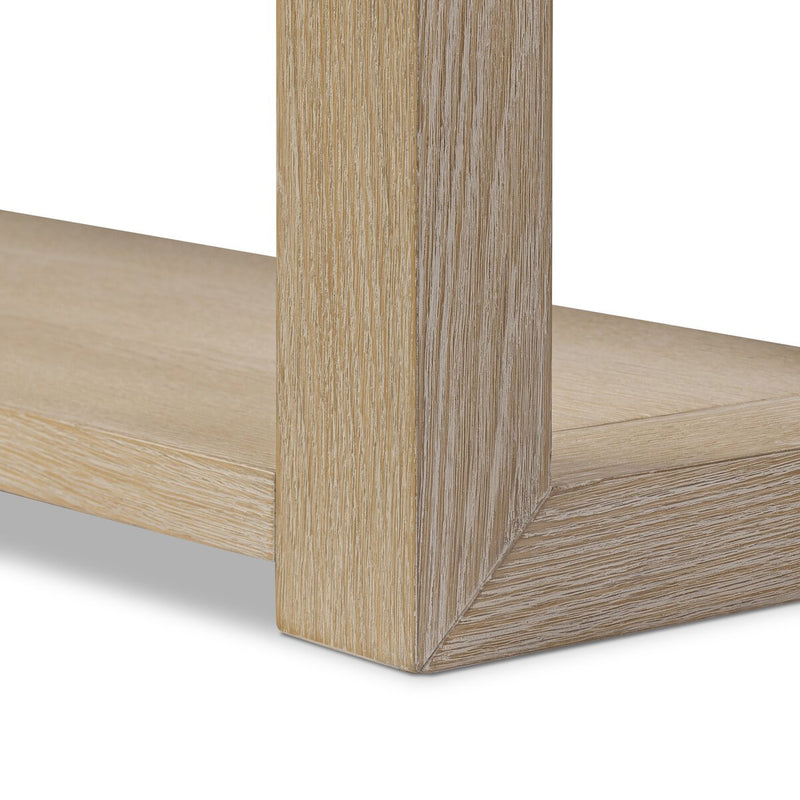 Thomas Console Table - Bleached Oak Veneer