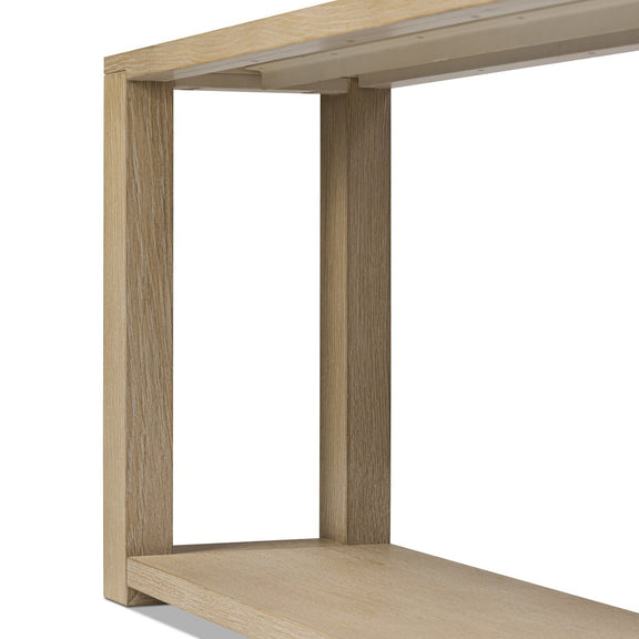 Thomas Console Table - Bleached Oak Veneer
