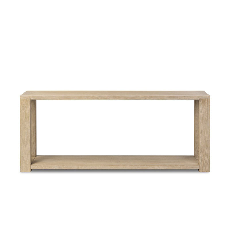 Thomas Console Table - Bleached Oak Veneer