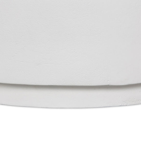 Javi Outdoor Coffee Table - Matte White Cast Aluminum