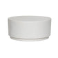 Javi Outdoor Coffee Table - Matte White Cast Aluminum