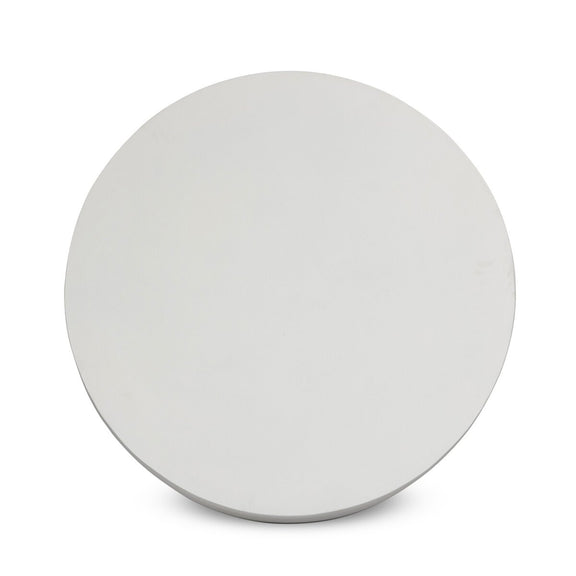 Javi Outdoor Coffee Table - Matte White Cast Aluminum