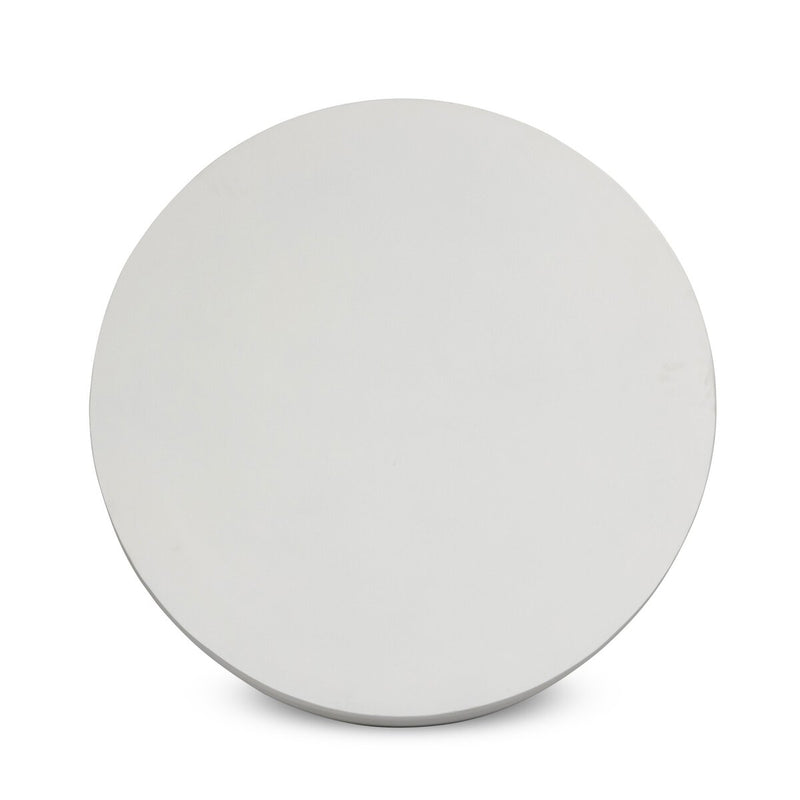 Javi Outdoor Coffee Table - Matte White Cast Aluminum