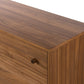 Arturo 6 Drawer Dresser - Natural Walnut Veneer