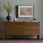 Arturo 6 Drawer Dresser - Natural Walnut Veneer
