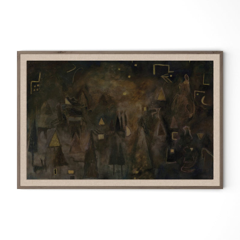 Cave II by Jess Engle - Rustic Walnut