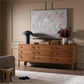 Arturo 9 Drawer Dresser - Natural Walnut Veneer