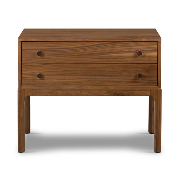 Arturo Nightstand - Natural Walnut Veneer