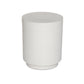 Javi Outdoor End Table - Matte White Cast Aluminum