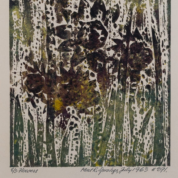 Flowers by Pepi Sprohge - Rustic Walnut