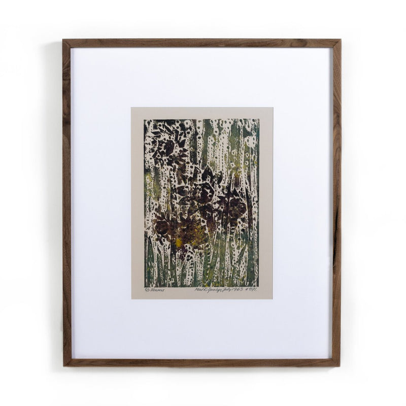 Flowers by Pepi Sprohge - Rustic Walnut