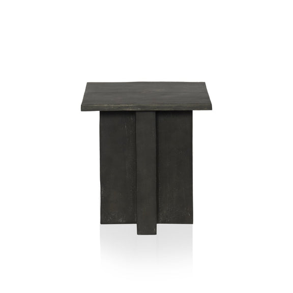 Terrell Outdoor End Table - Aged Grey