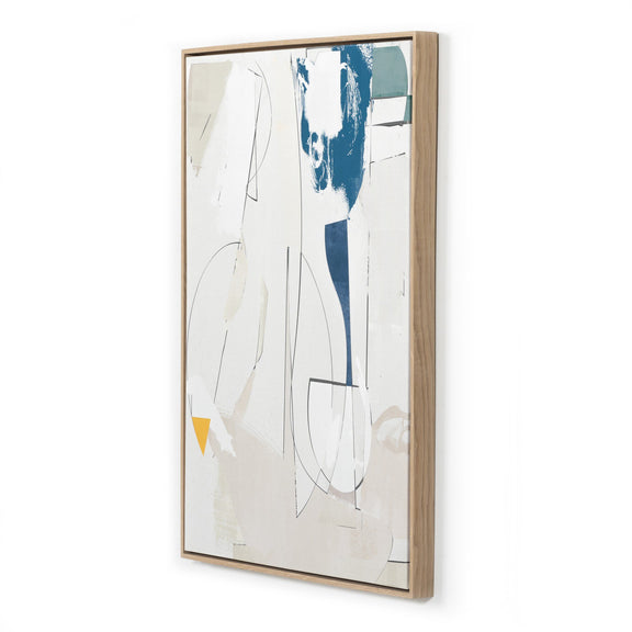 Midst IV Diptych by Coup d'Esprit — Vertical Grain White Oak Floater