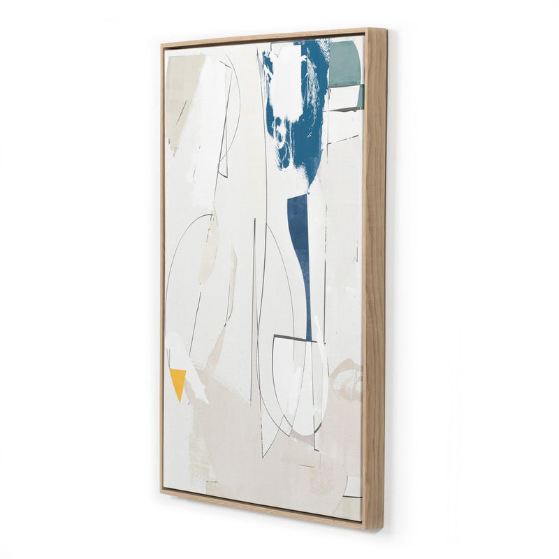 Midst IV Diptych by Coup d'Esprit — Vertical Grain White Oak Floater
