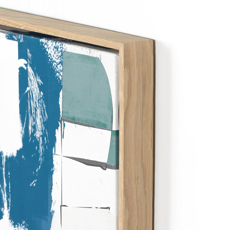 Midst IV Diptych by Coup d'Esprit — Vertical Grain White Oak Floater