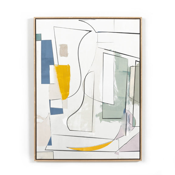 Midst IV Diptych by Coup d'Esprit — Vertical Grain White Oak Floater