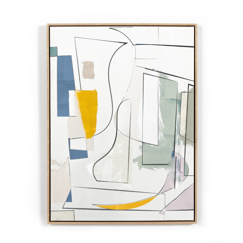 Midst IV Diptych by Coup d'Esprit — Vertical Grain White Oak Floater
