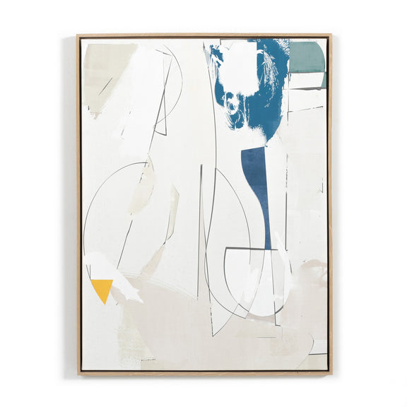 Midst IV Diptych by Coup d'Esprit — Vertical Grain White Oak Floater