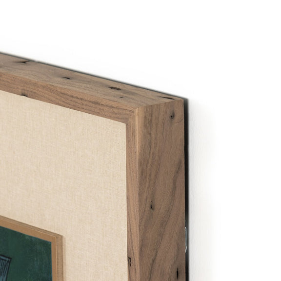 Glass I  by Pepi Sprohge - Rustic Walnut