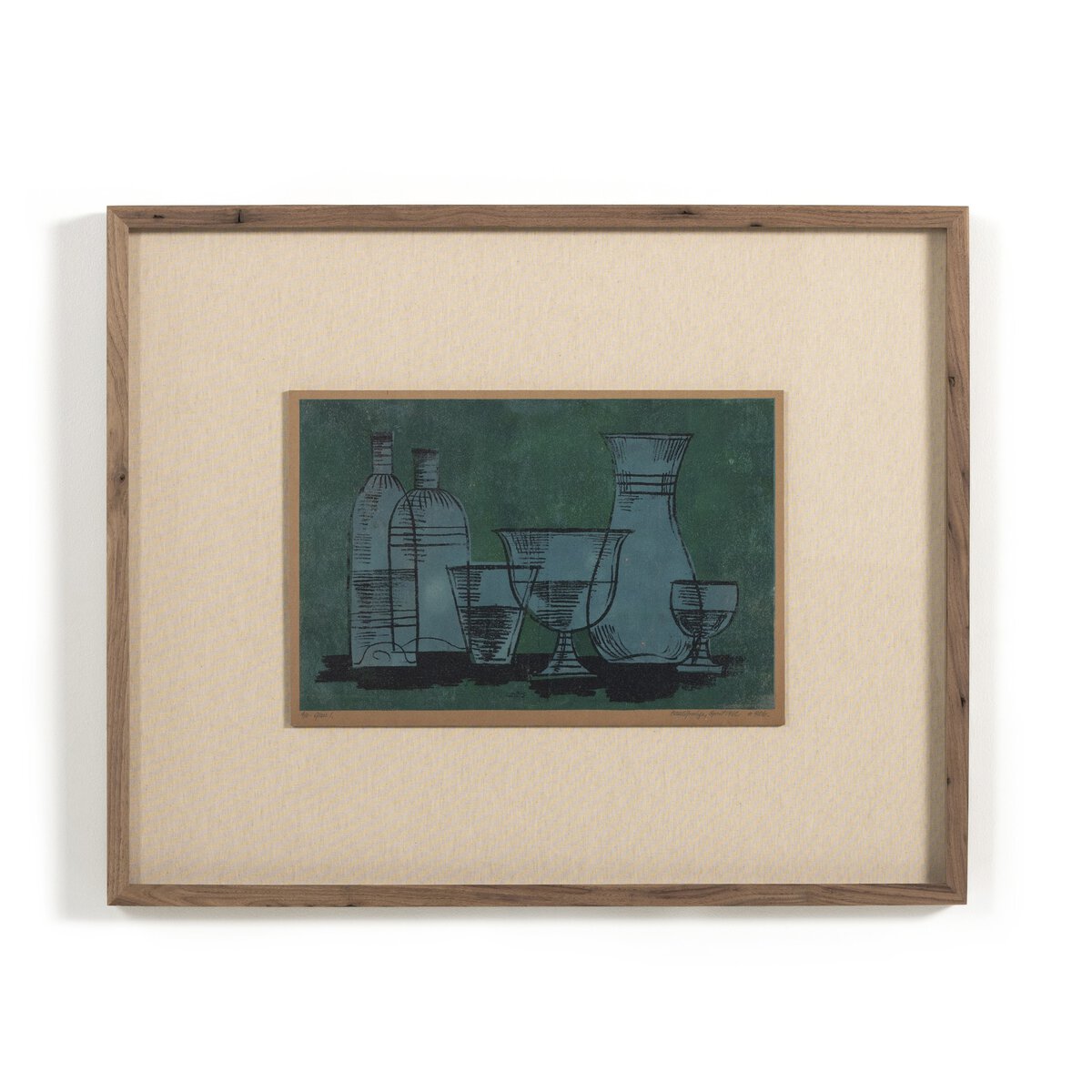Glass I  by Pepi Sprohge - Rustic Walnut