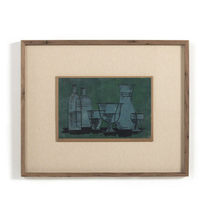 Glass I  by Pepi Sprohge - Rustic Walnut